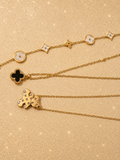 Elegant necklace collection in a gold-plated look